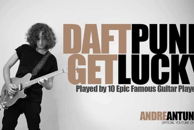 Andre Antunes – Get Lucky joué dans le style de 10 guitaristes célèbres Andre Antunes - Get Lucky joué dans le style de 10 guitaristes célèbres photo