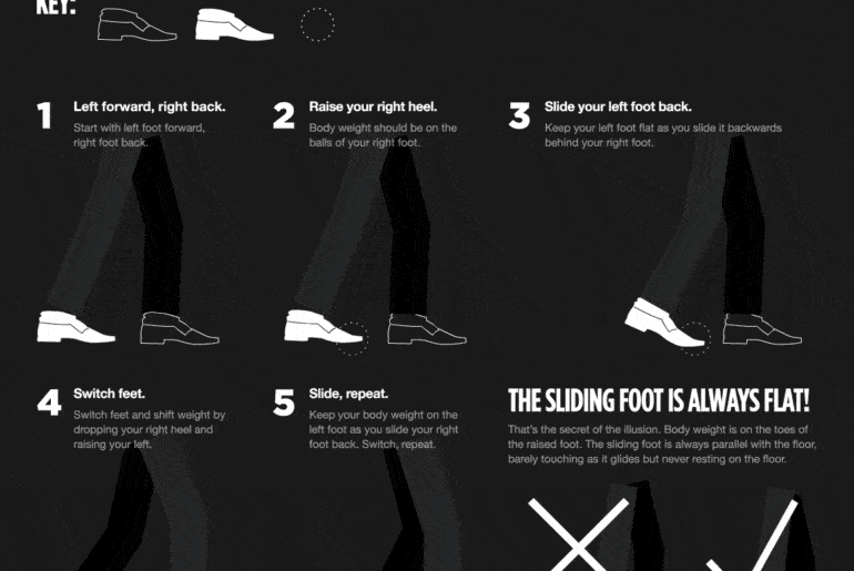 Guide pour réaliser un bon moonwalk moonwalk