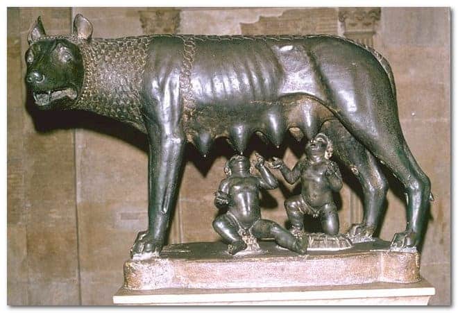 Les deux jumeaux allaités par la louve, Musée du Capitole, Rome
